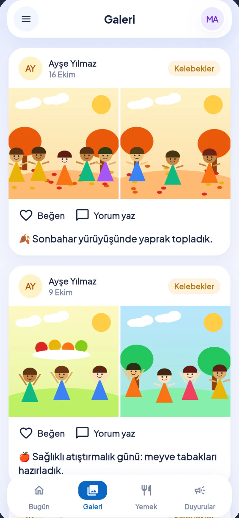 MyKres · Sınıf galerisi